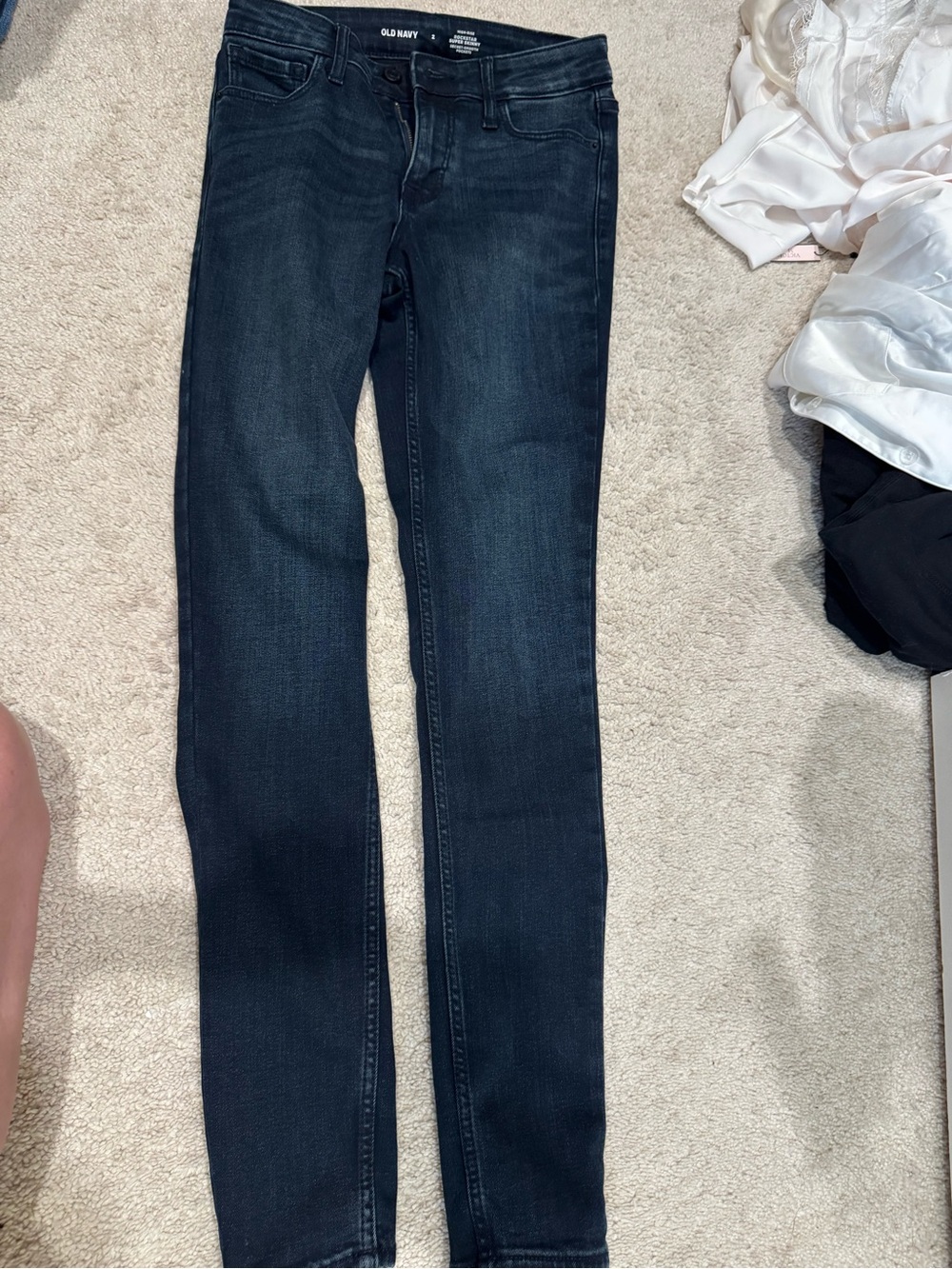 Old Navy Blackish Blue Skinny Jeans